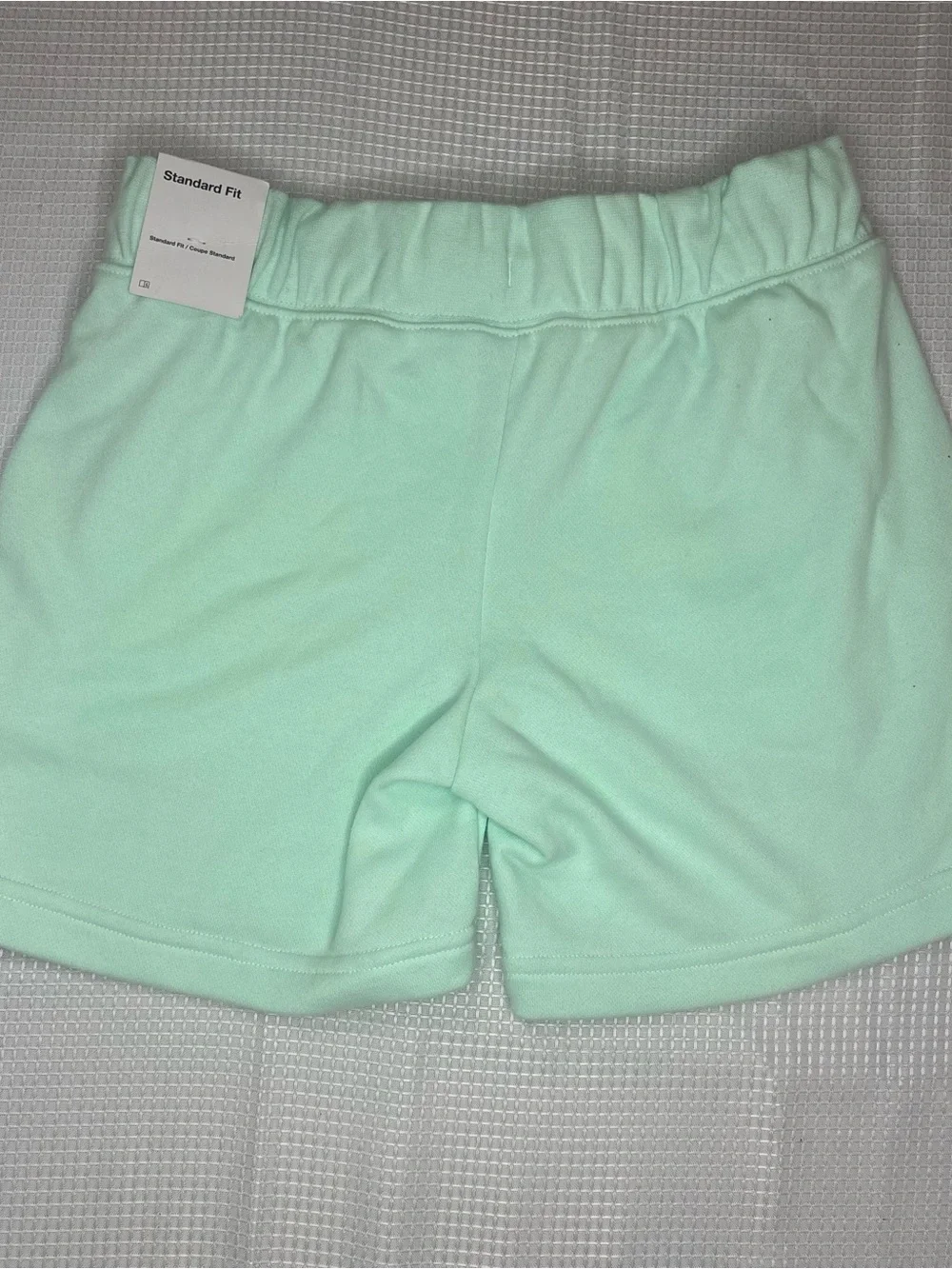 Nike Girls Mint Sweat Shorts NWT Youth Medium Purple Logo